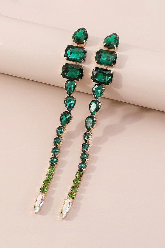 Emerald Dreams Drop Earrings