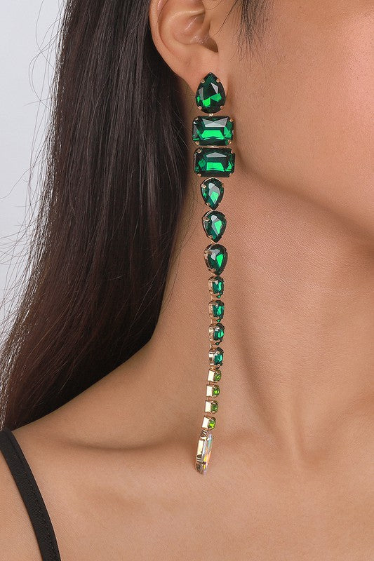 Emerald Dreams Drop Earrings