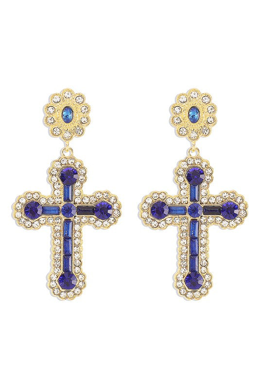 Cross It Up Earrings