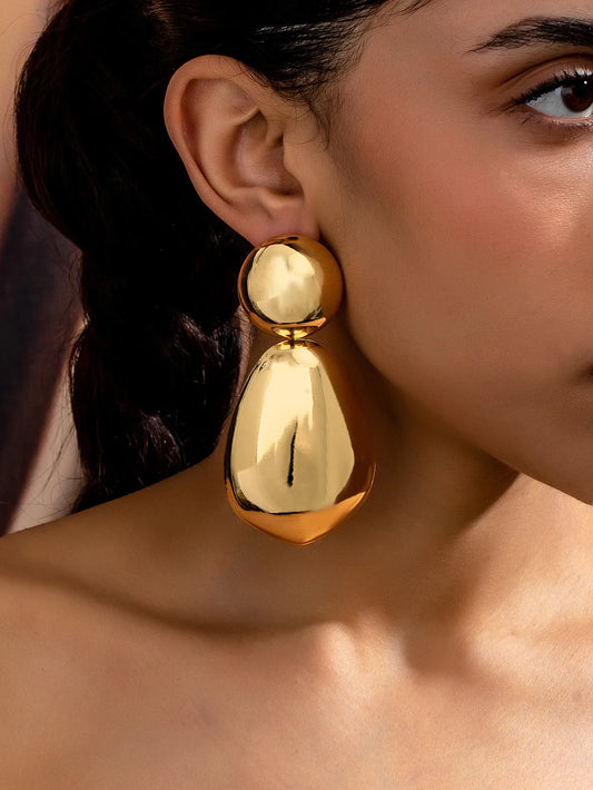Gold Drop Earrings